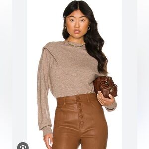 L’academia linus draped sweater NWT